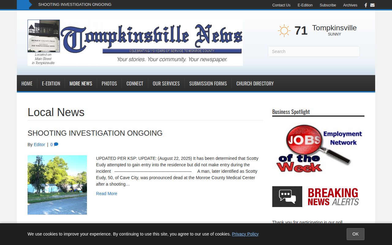 Monroe County crime news category and local arrest coverage